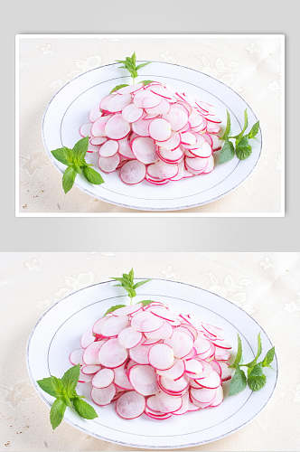 蔬菜美食淮扬菜摄影图