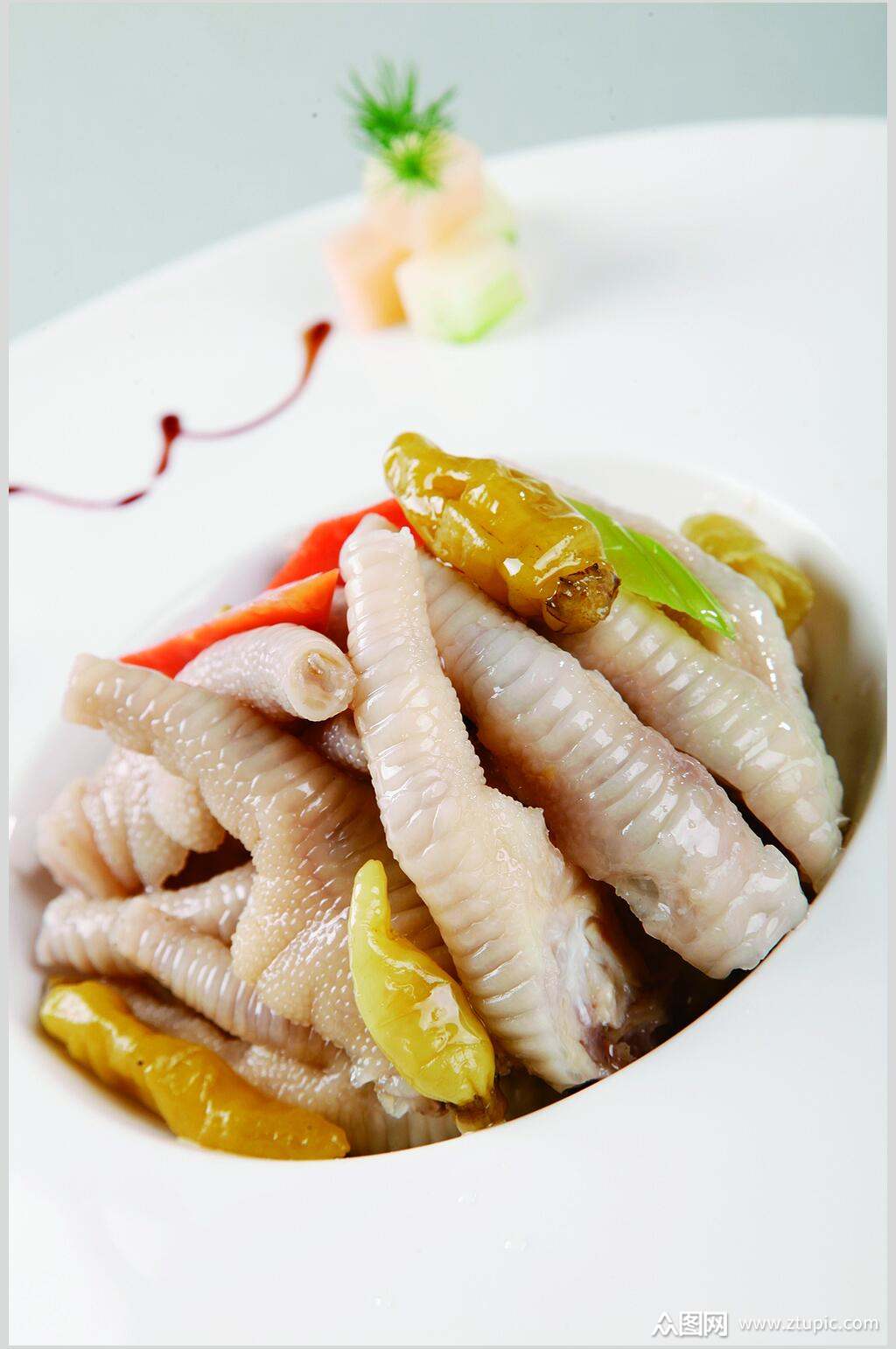 泡椒凤爪美食淮扬菜摄影图餐饮图片素材