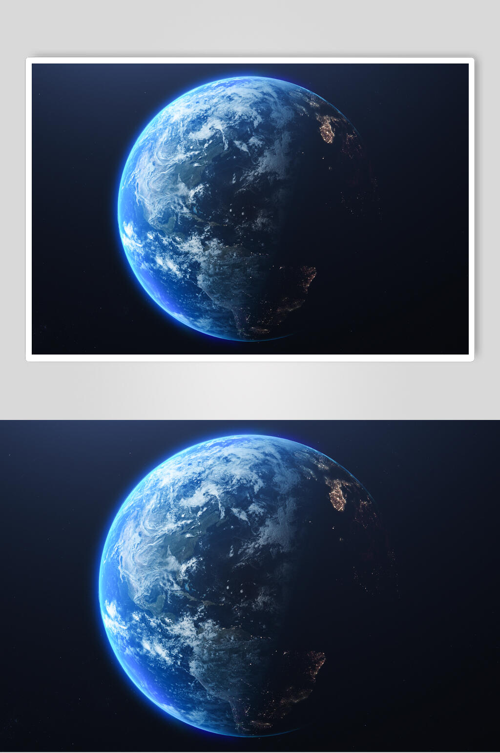 太空大气地球自然景观摄影图片素材