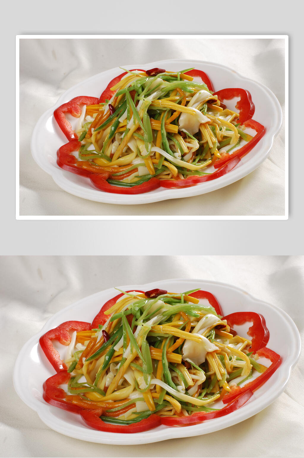 新鲜炒菜美食淮扬菜摄影图素材