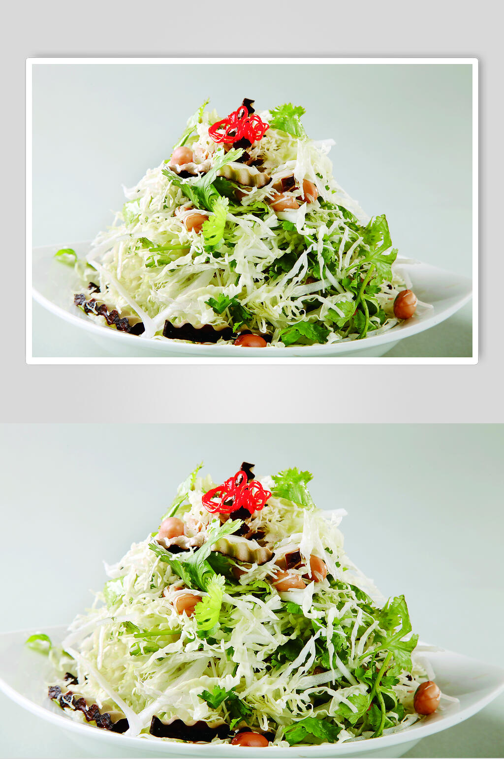 沙拉美食淮扬菜摄影图素材