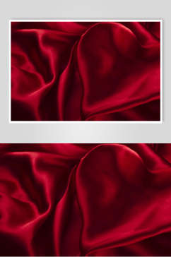 大气酒红色丝绸绸缎背景图片