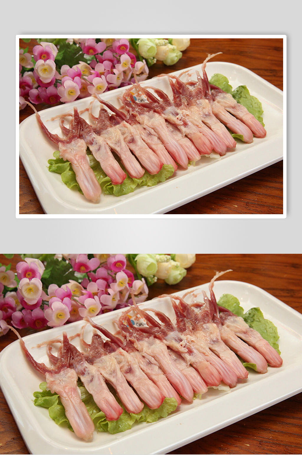 原味麻辣鸭脖鸭头鸭舌摄影高清图片素材