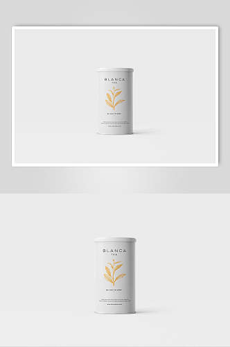 高档茶叶品牌包装罐样机