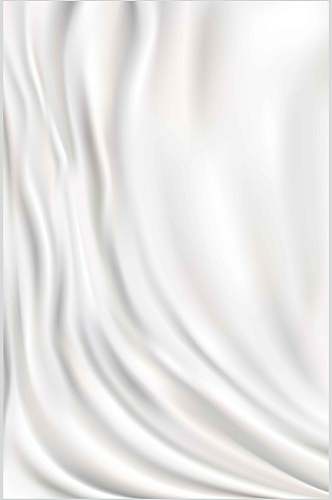 极简白色丝绸绸缎背景图片