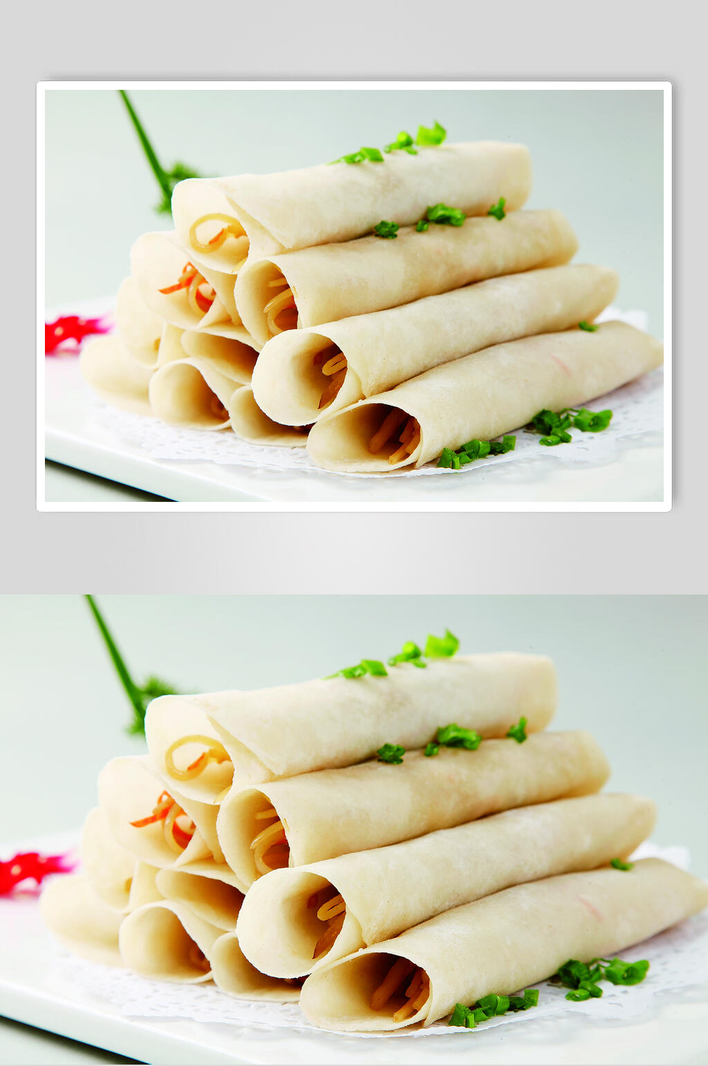 春卷美食淮扬菜摄影食物图片素材
