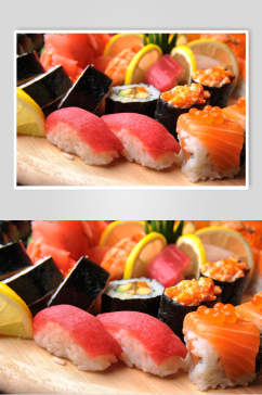 新鲜寿司日海料理美食图片