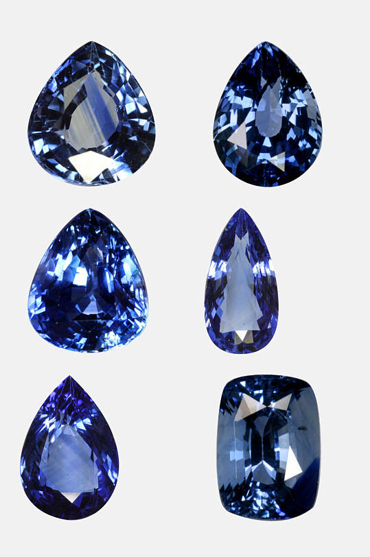 蓝色透亮钻石免抠元素