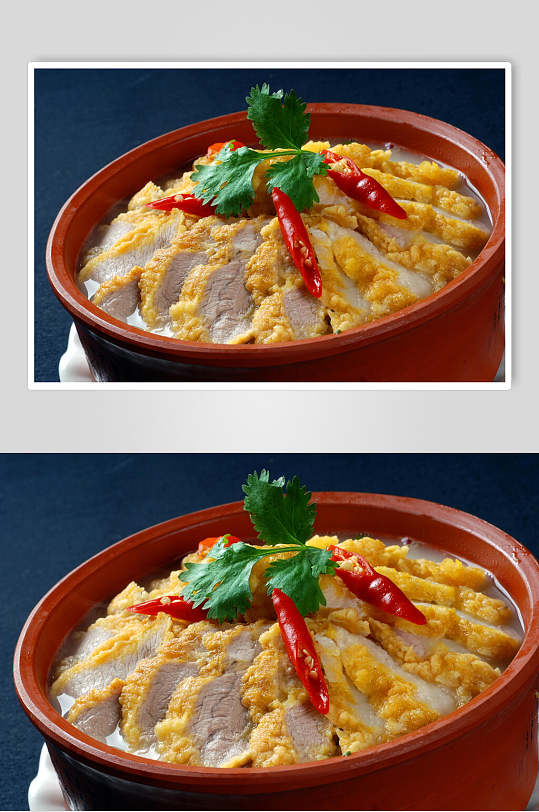 汤菜带丝酥肉汤食品图片