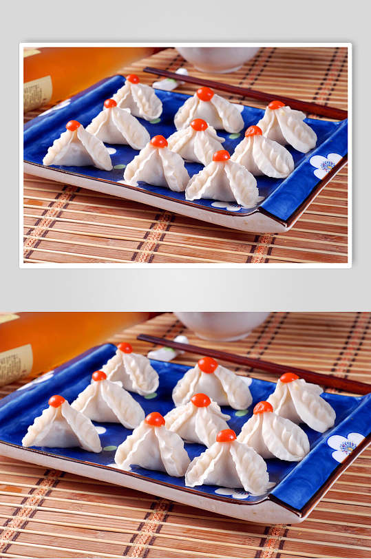 小吃冠顶饺食物图片