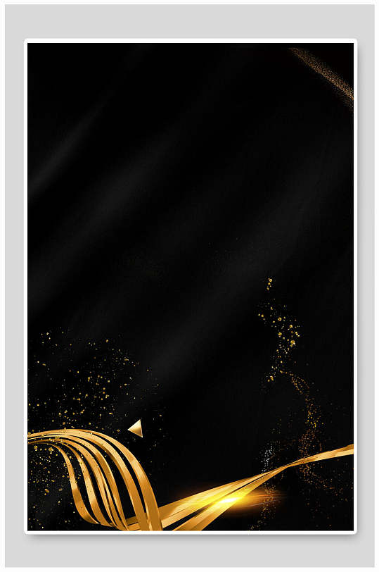 金色线条倒计时海报背景