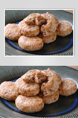 点心类香芋饼食品摄影图片