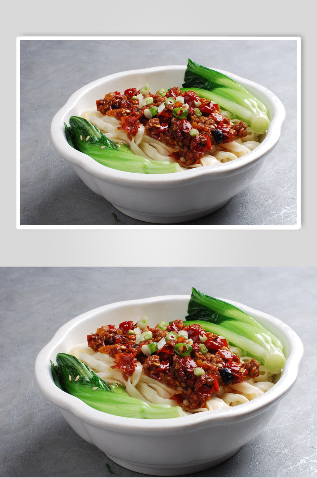 香辣干拌面碗食物高清图片素材