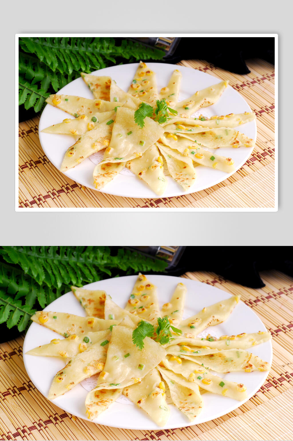 小吃野菜玉米烙食品图片素材