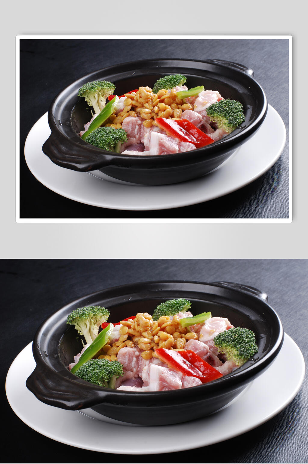 面豉酱焖排骨食物高清图片素材