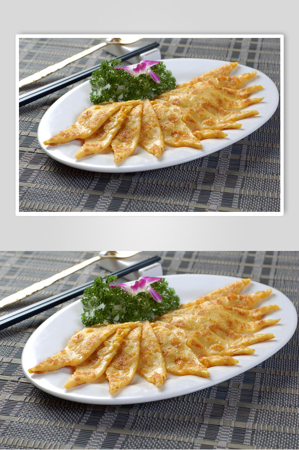 小吃玉米锅贴食品摄影图片素材