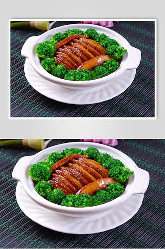 蒸菜梅菜扣肉美食图片