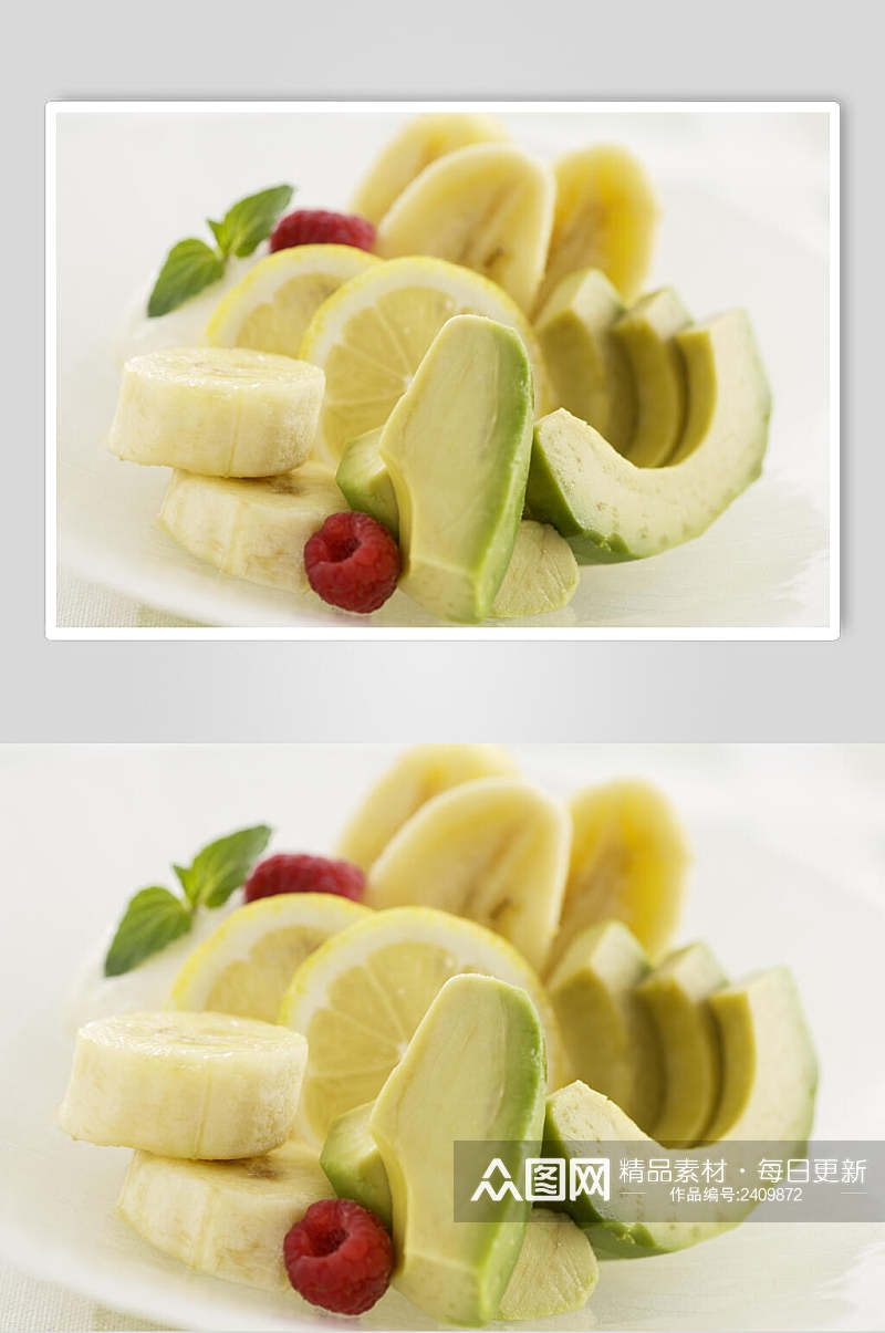 清新水果鲜果饮品食物图片素材