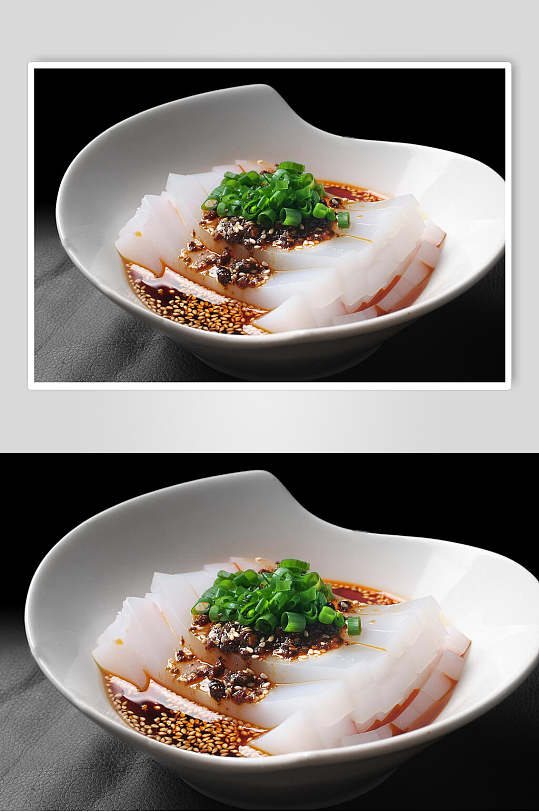 葱香川北凉粉食品图片