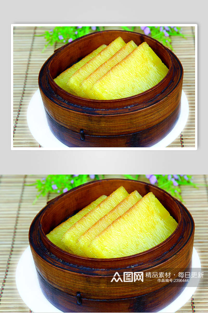 新鲜鱼翅黄金糕食物图片素材