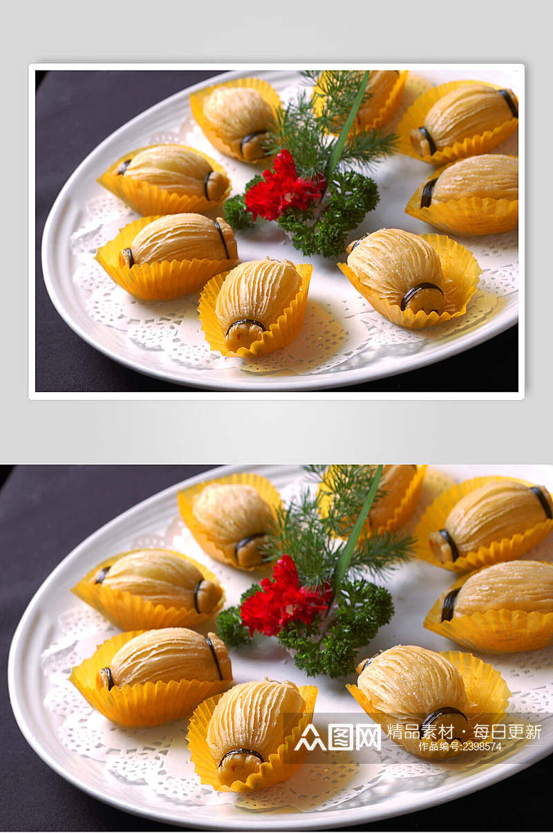 点心云瓜酥食品摄影图片素材