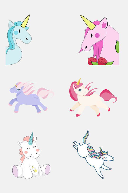 炫彩独角兽图片-炫彩独角兽素材下载-众图网