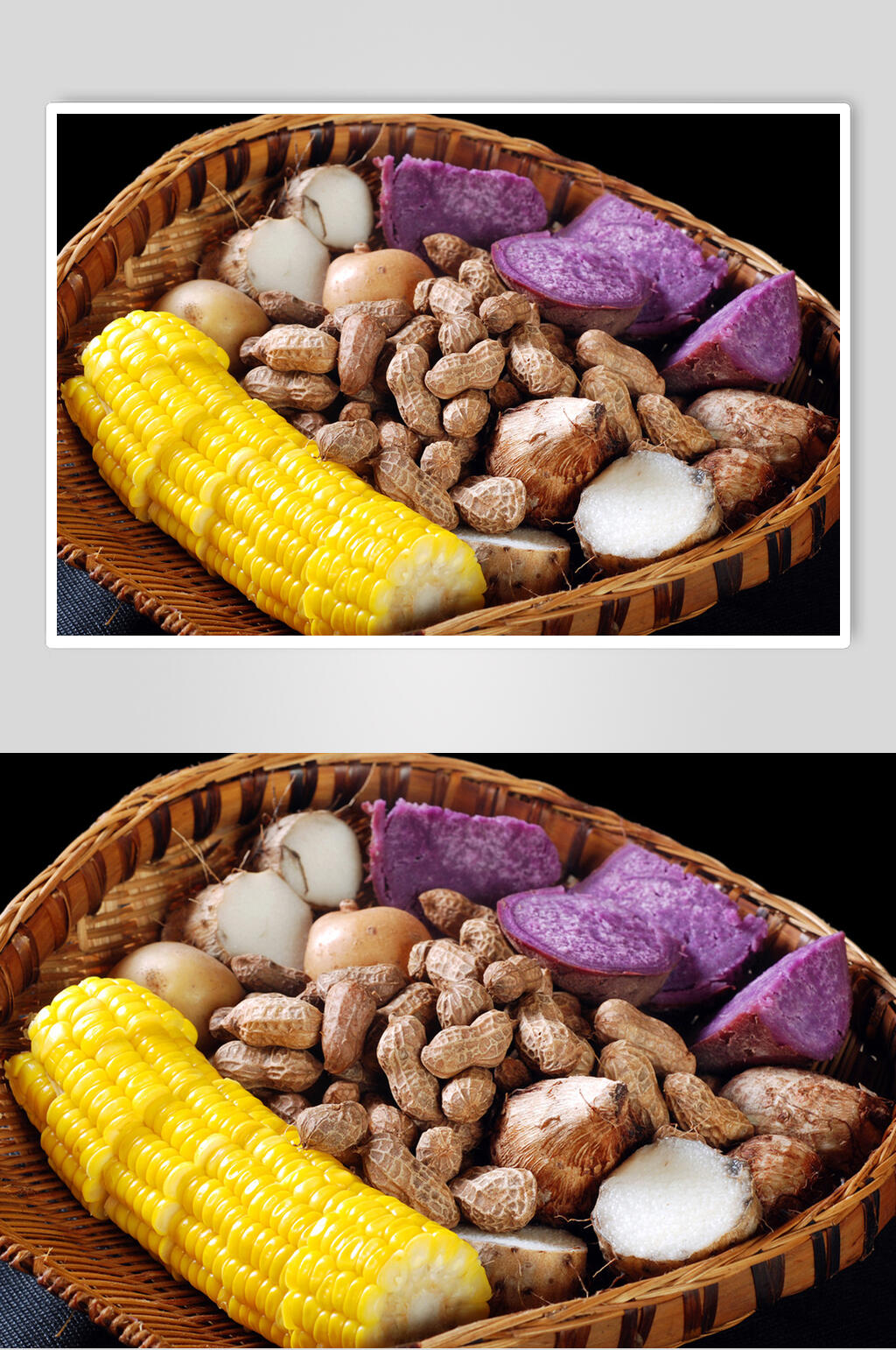 新鲜五谷丰登食物图片素材