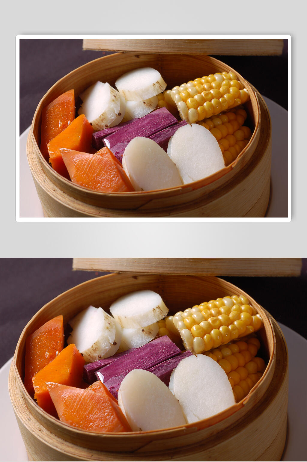 热菜品味三蒸食物高清图片素材