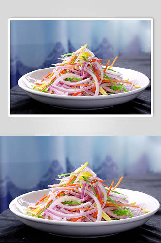 洋葱素菜长寿多情菜美食图片