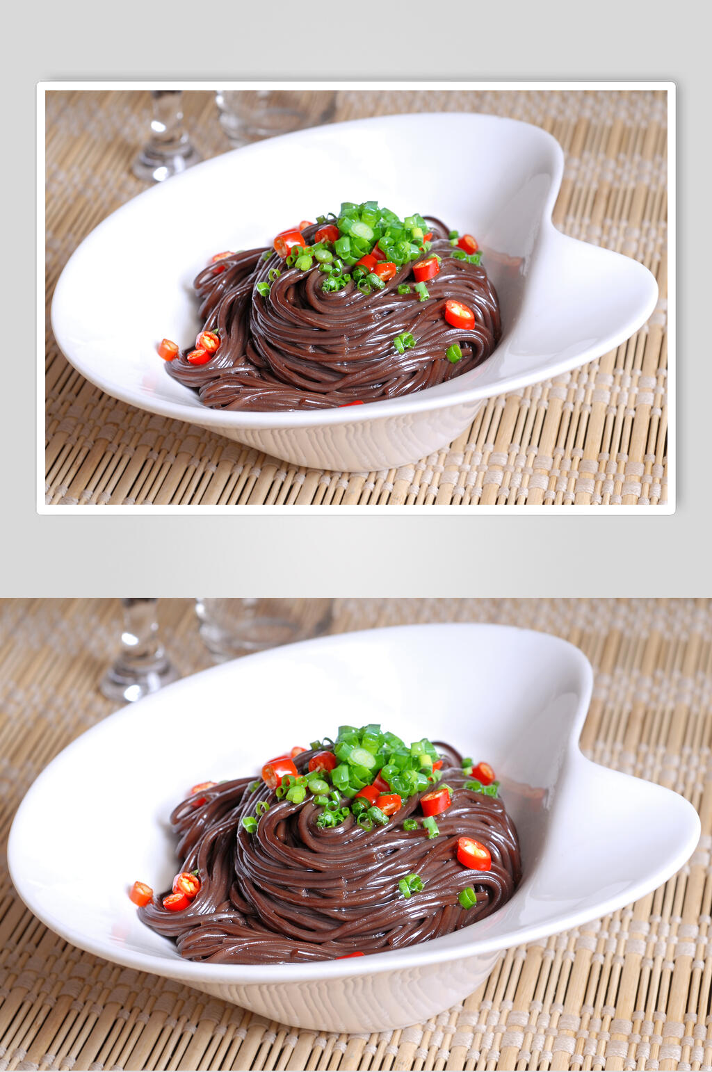 美味蕨根粉丝食物高清图片素材