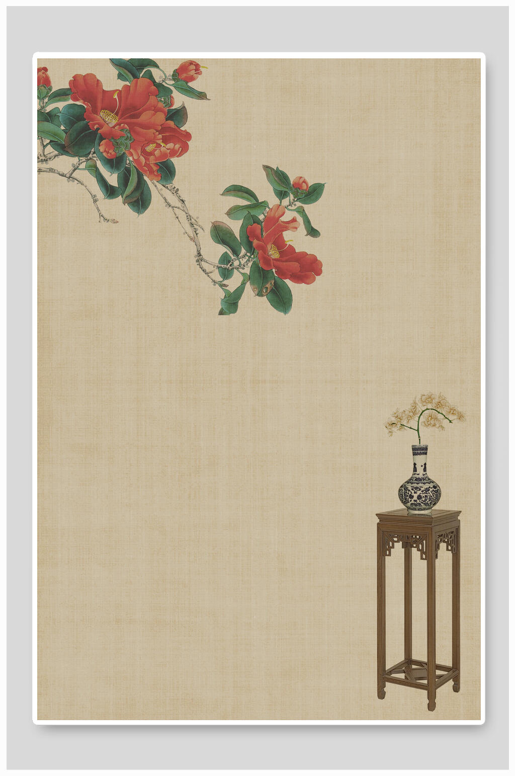 花国风背景素材