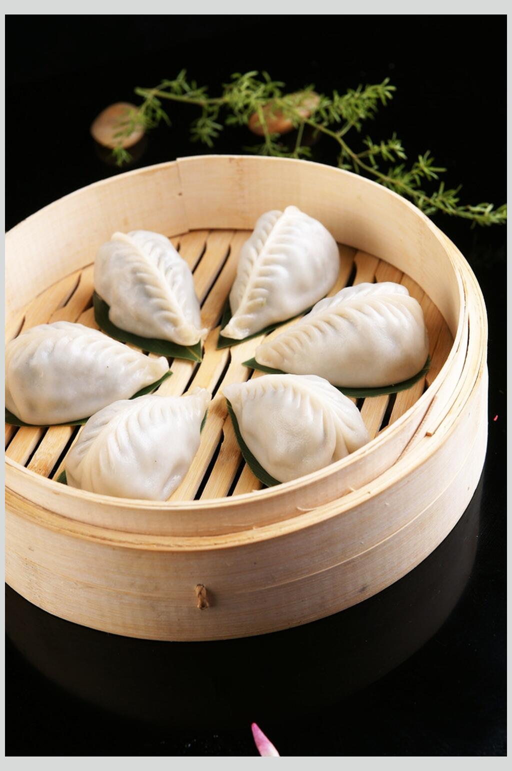 饺子包子食品摄影图片素材