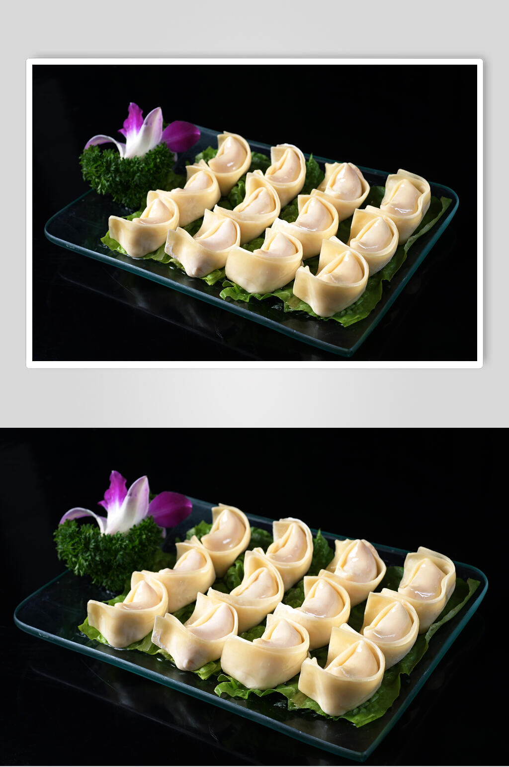 精品主食海鲜云吞食物高清图片素材