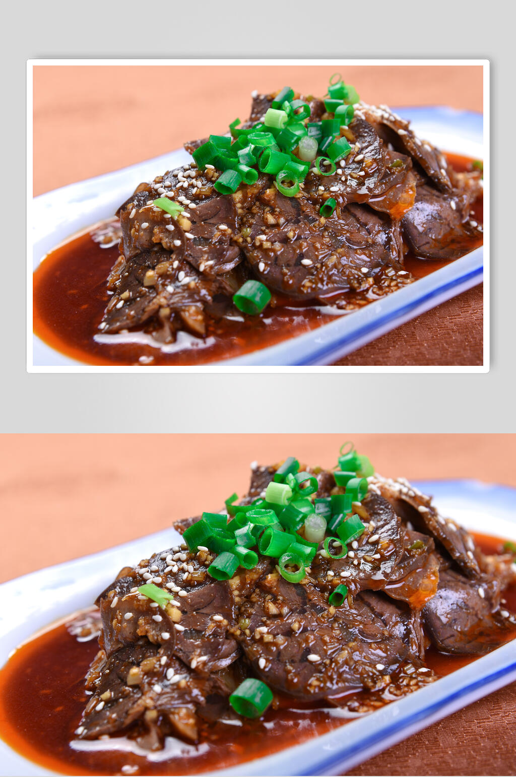 葱香水煮牛肉图片素材