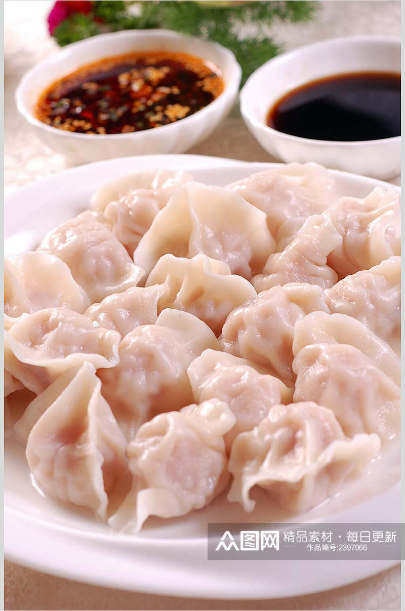 精品小吃北方水饺食物图片素材