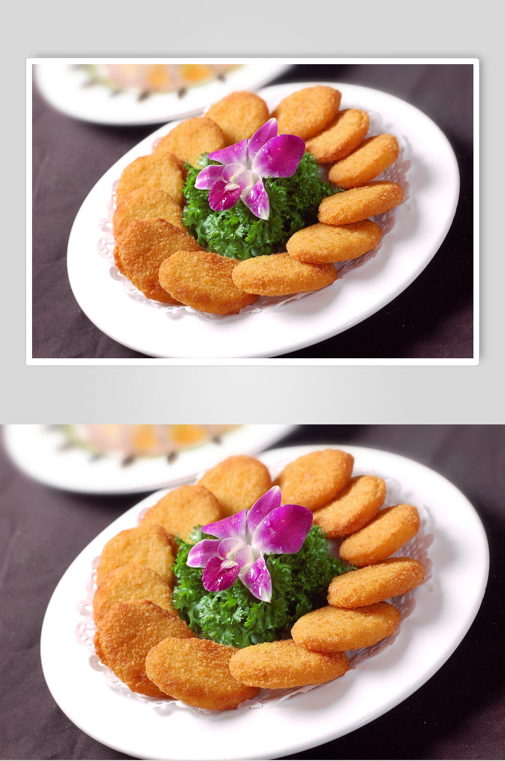 小吃香酥玉米饼食品摄影图片素材