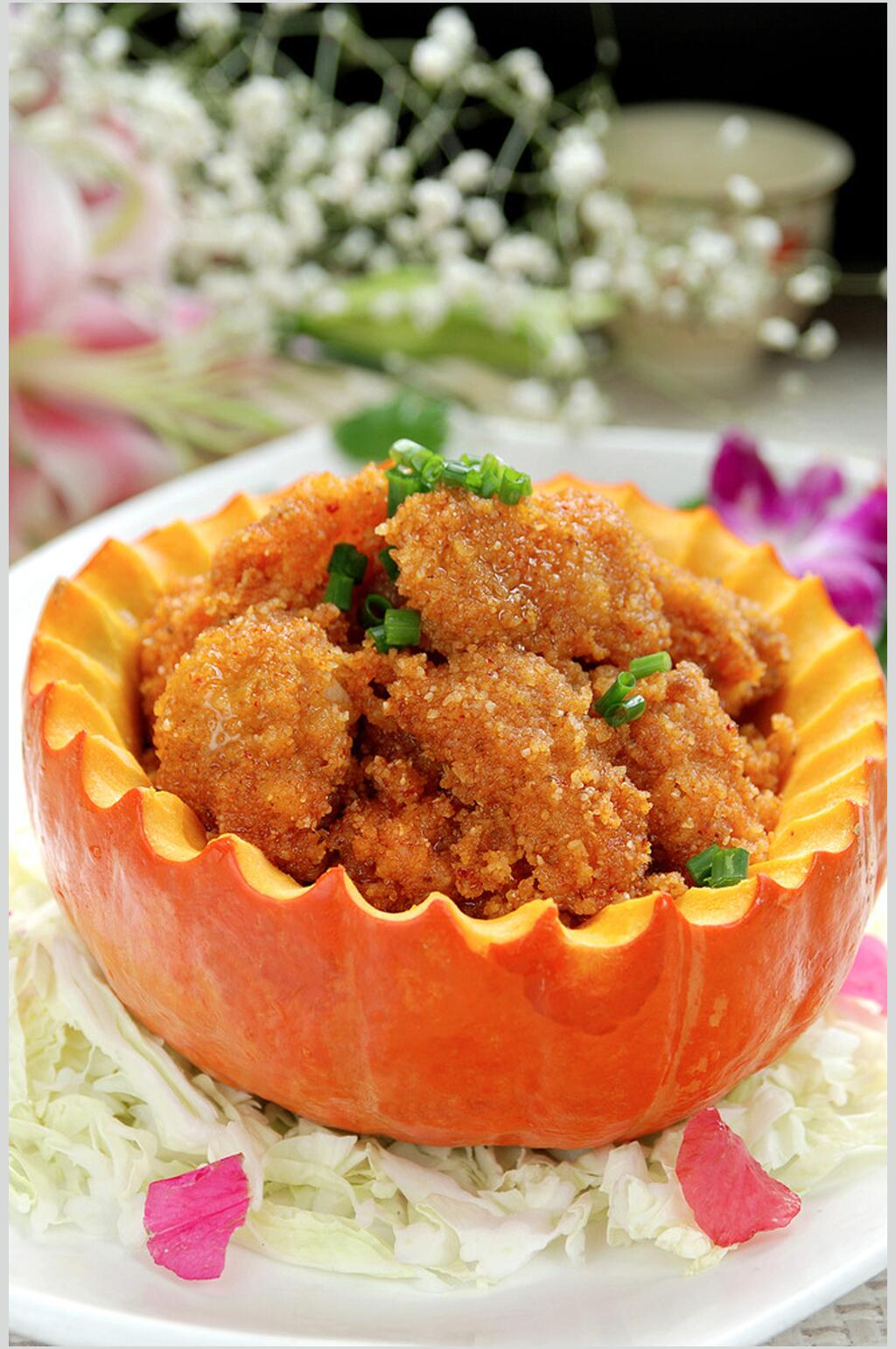 小米蒸仔排食物图片素材