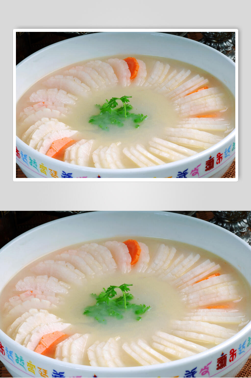 汤菜牦牛骨髓壮骨汤食物高清图片素材