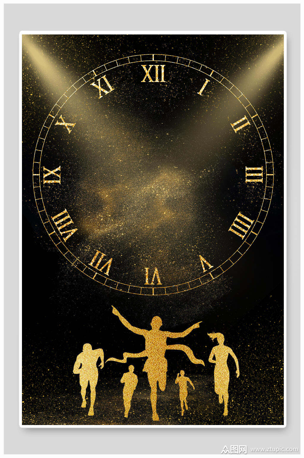 倒计时海报背景