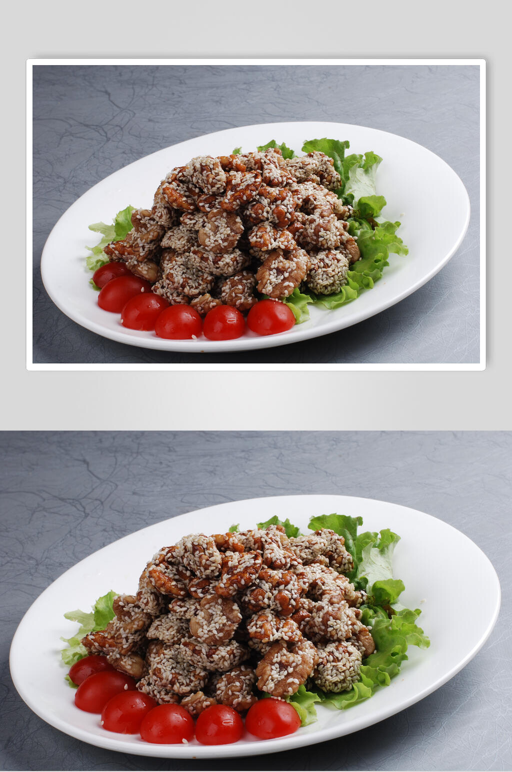 芝麻桃仁食物高清图片素材