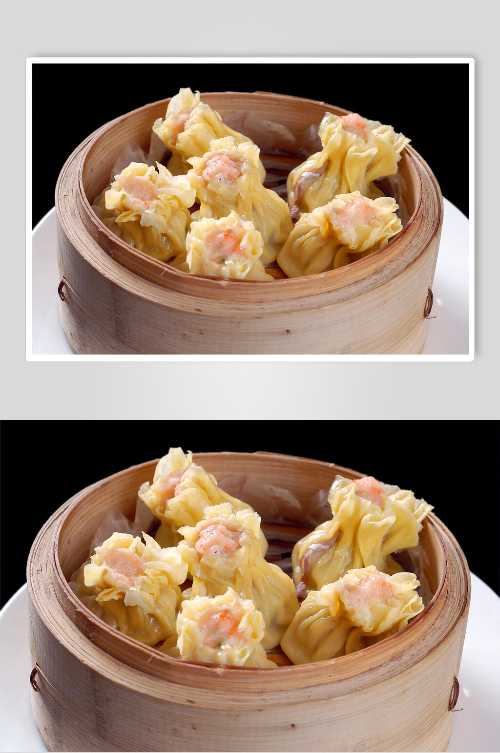 大小吃烧麦食品图片素材