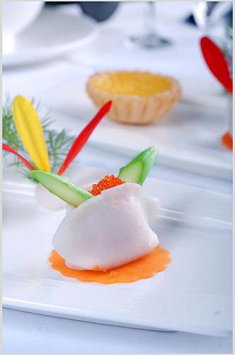 招牌小吃水晶虾饺食物高清图片