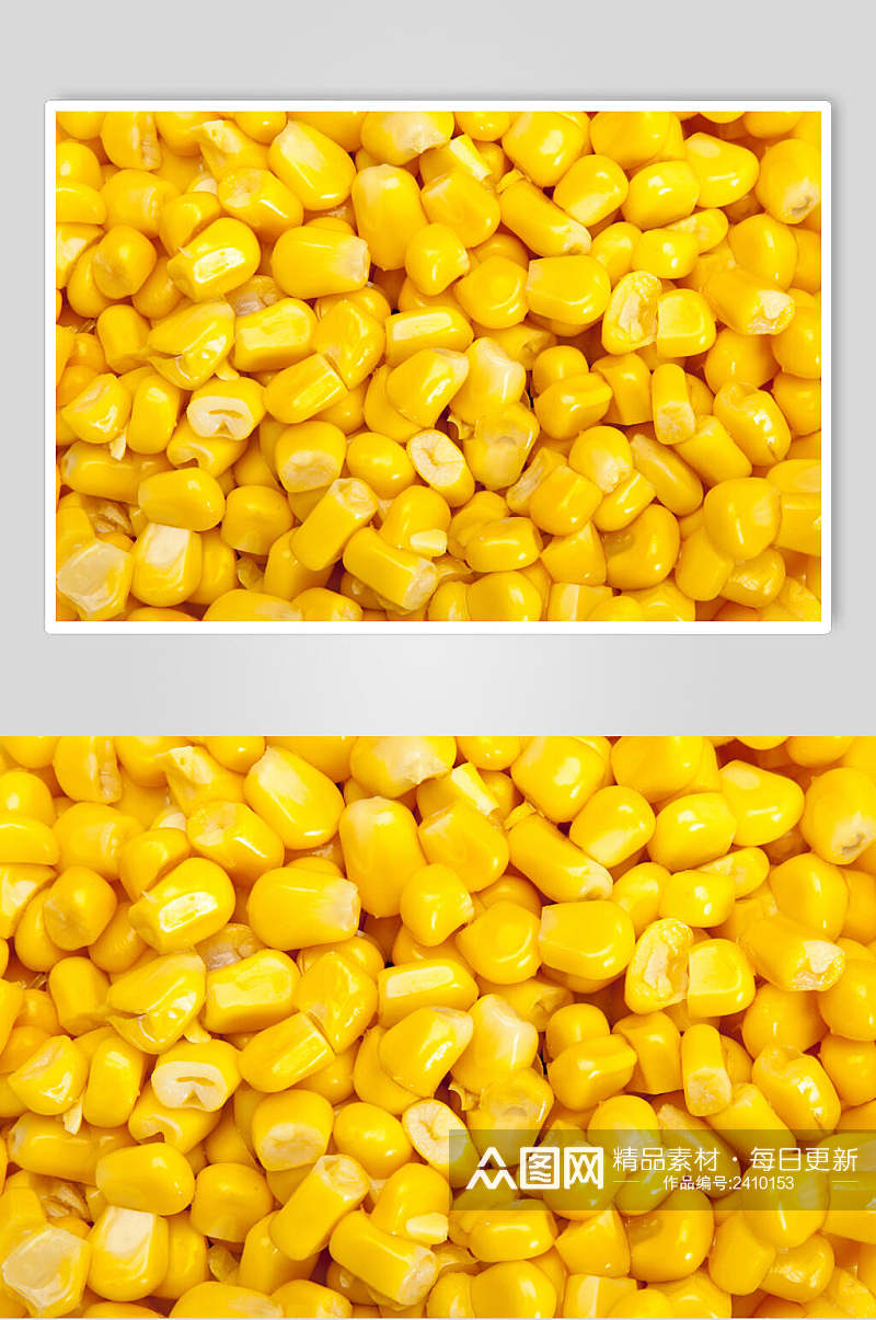 金黄玉米棒玉米粒食品图片素材
