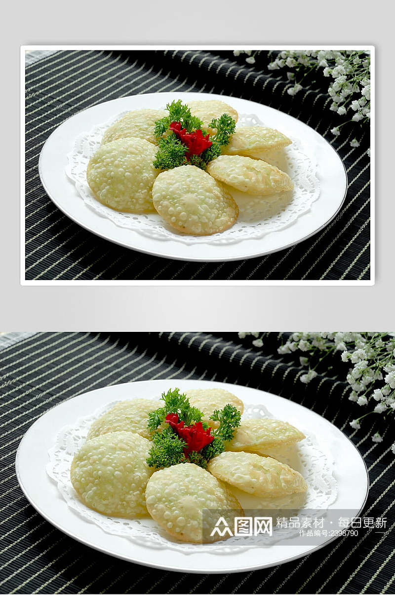 葱油香饼干食品摄影图片素材