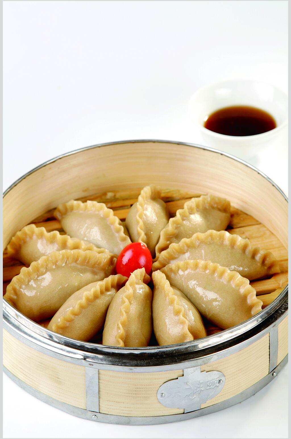酸菜莜面饺子食品摄影图片素材
