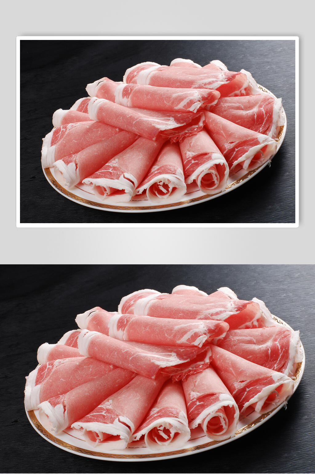 招牌肥牛上脑食物图片素材