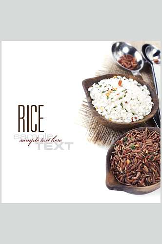 时尚三色米大米稻米图片