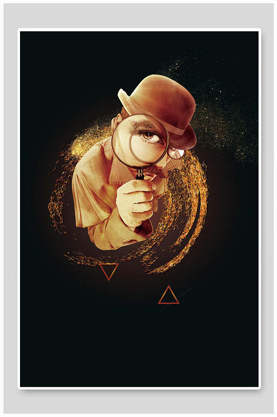 金侦探海报背景