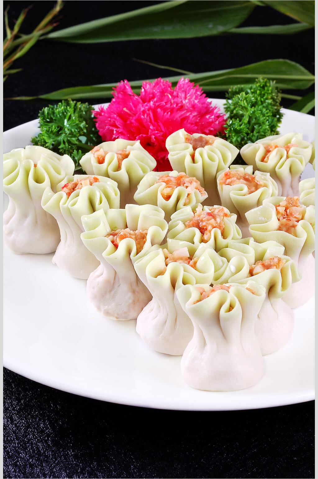 小吃翡翠烧麦食物图片素材