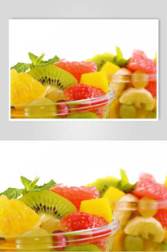清新精致鲜果饮品食物图片